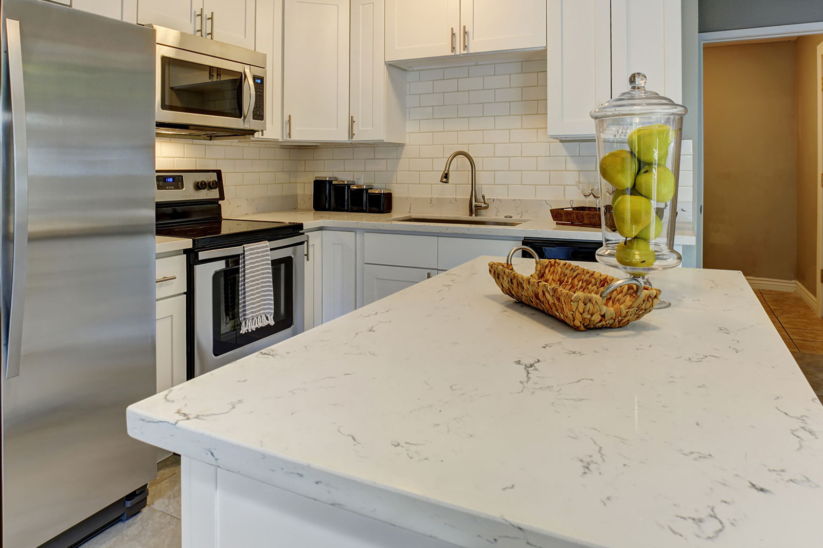 Why Choose White for Marble Kitchen Countertops in Bucks County, PA