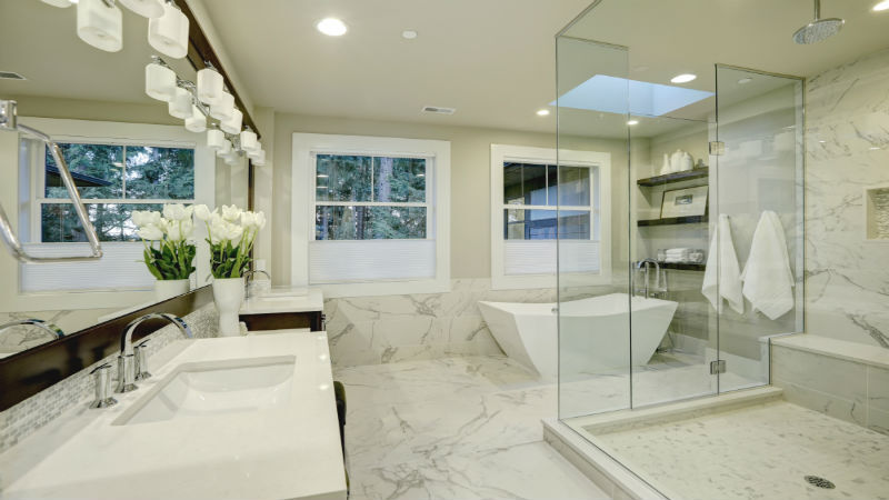 Achieve a Modern Bathroom Look with Shower Door Installation Houston Homeowners Trust